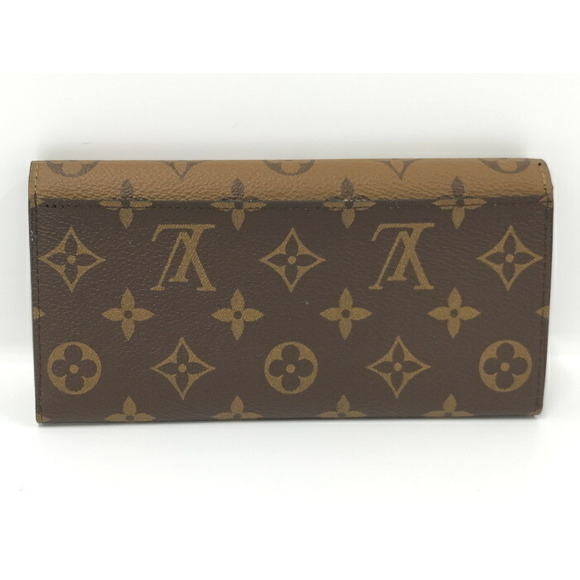 Louis Vuitton Monogram Reverse Portefeuille Emily Bifold Long Wallet - Picture 4 of 9